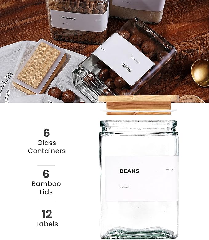 APT 1101 Glass Storage Jars - Image 9