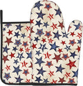 Patriotic Stars Oven Mitts by DZGlobal