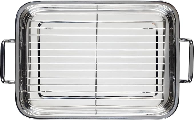 Farberware Classic Traditions Stainless Steel Roaster/Roasting Pan - Image 6