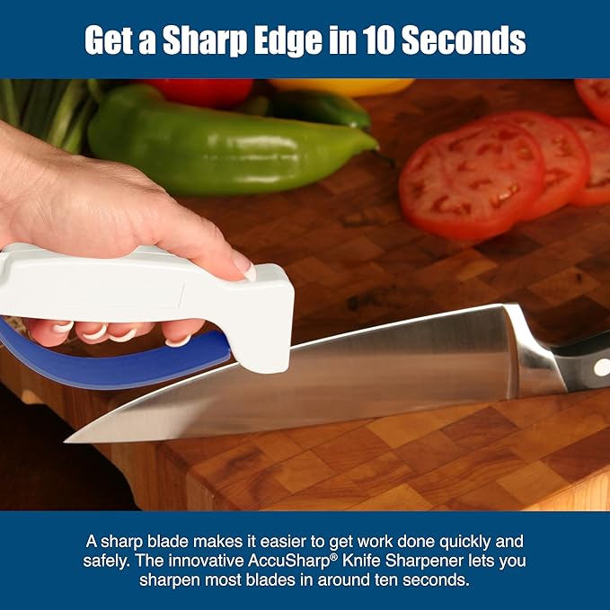AccuSharp Hand-Held Carbide Blade Sharpener, Kitchen Knife and Chef Knife - Image 3