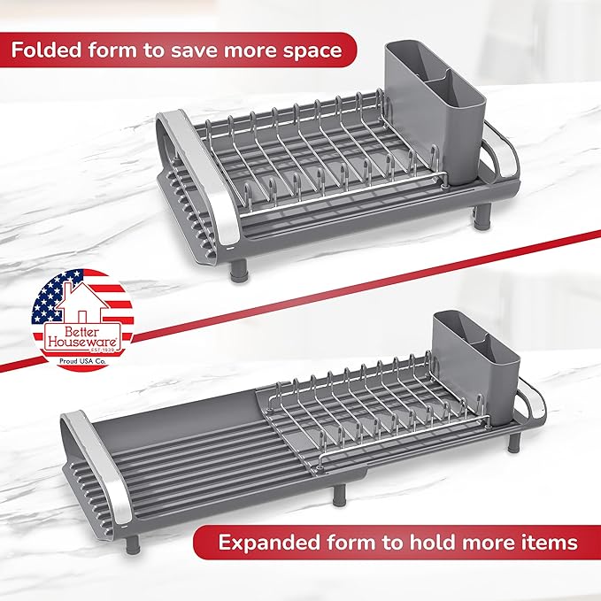 Better Houseware in Sink Dish Drying Rack, Dish Drying Rack in Sink - Image 4