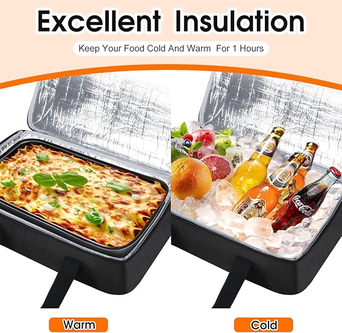 Insulated Casserole Carrier, Portable Casserole Carrier - Image 4