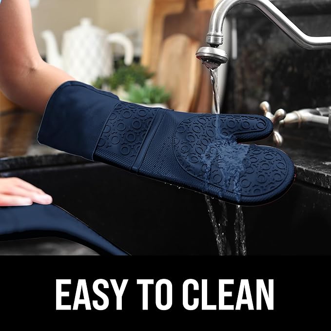 BPA-Free Soft Silicone Oven Mitts - Image 6