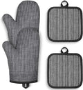 Oven Mitts and Pot Holders, Silicone Oven Gloves, 500 F Heat Resistant Oven by Unknown