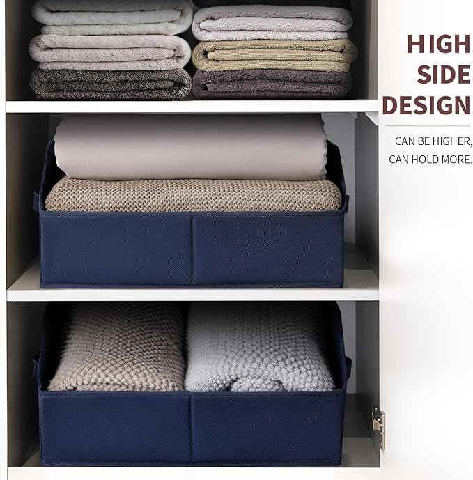 Homsorout Closet Baskets for Shelves Trapezoid - Image 2