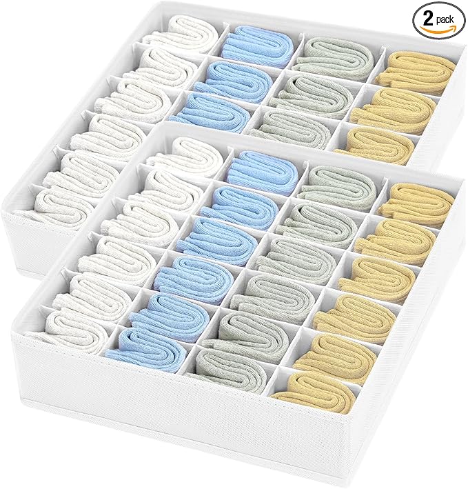 Joyoldelf Sock Organizer Drawer Organizer by APPRECIATELIFERELAXYOURSOUL
