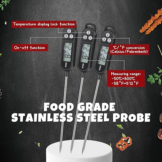 Copkim 6 Pcs Instant Read Meat Thermometer - Image 3