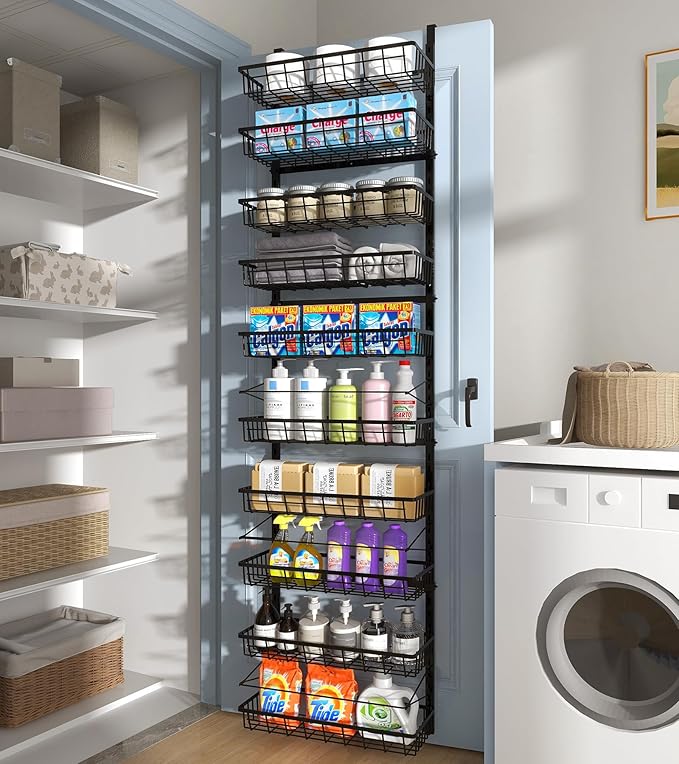 Mefirt 10-Tier Over The Door Pantry Organizer, Pantry Organization and Storage - Image 6