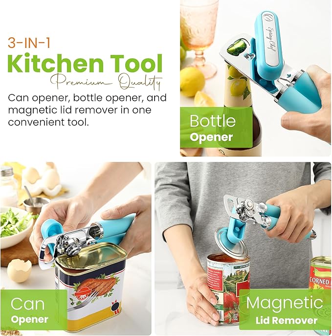 Spring Chef Stainless Steel Can Opener - Image 4