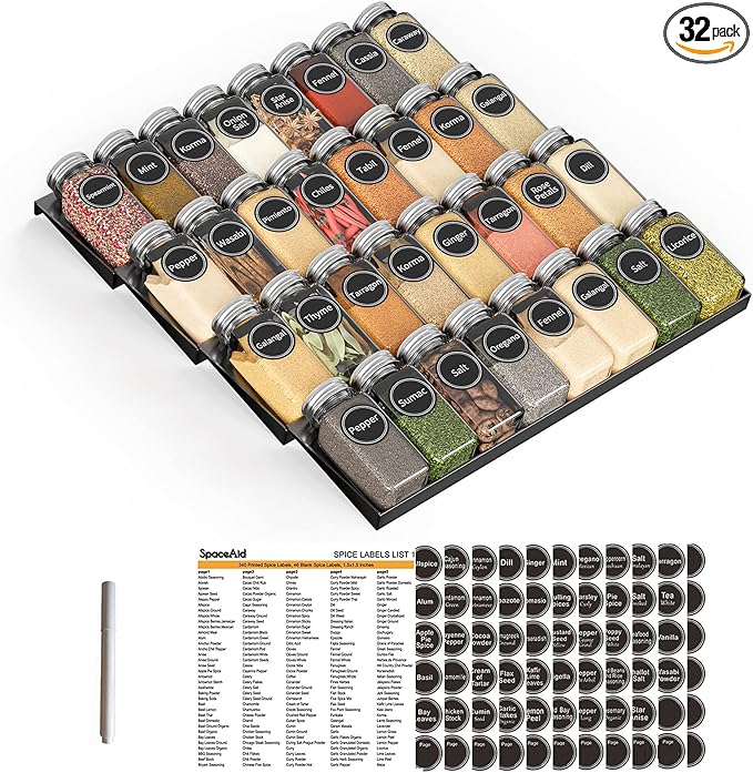 SpaceAid Spice Drawer Organizer by SpaceAid