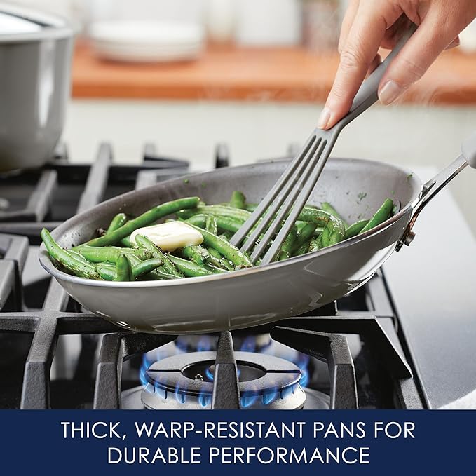 Rachael Ray Cook + Create Nonstick Frying Pan/Skillet, 10 Inch - Image 7