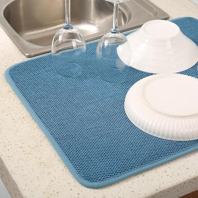 2 Pack Microfiber Dish Drying Mat - Image 9