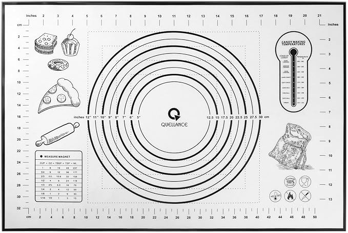 Silicone Baking Mat Extra Large, Pastry Mat by WelcometoQuellance