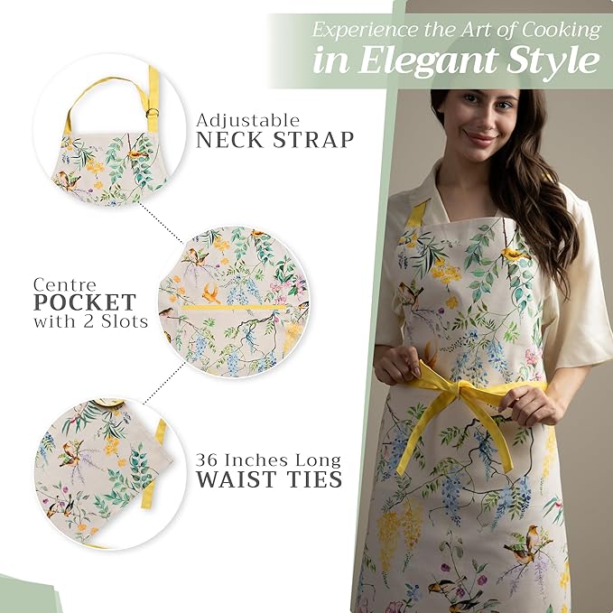 Maison d' Hermine 100% Cotton Apron - Image 5