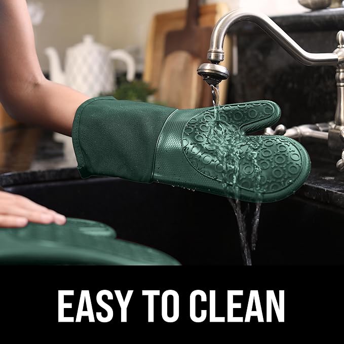 BPA-Free Silicone Oven Mitts Ultra Heat Resistant up to 500°F - Image 6