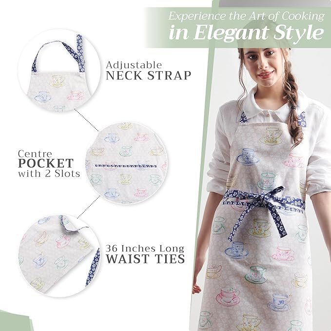 Maison d' Hermine 100% Cotton Apron - Image 5