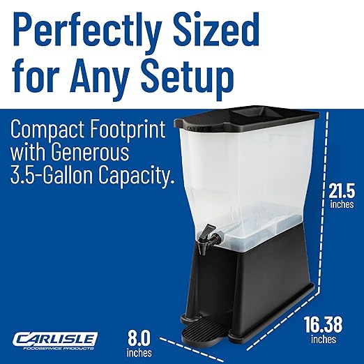 Carlisle FoodService Products Trimline Rectangular Beverage Dispenser - Image 4