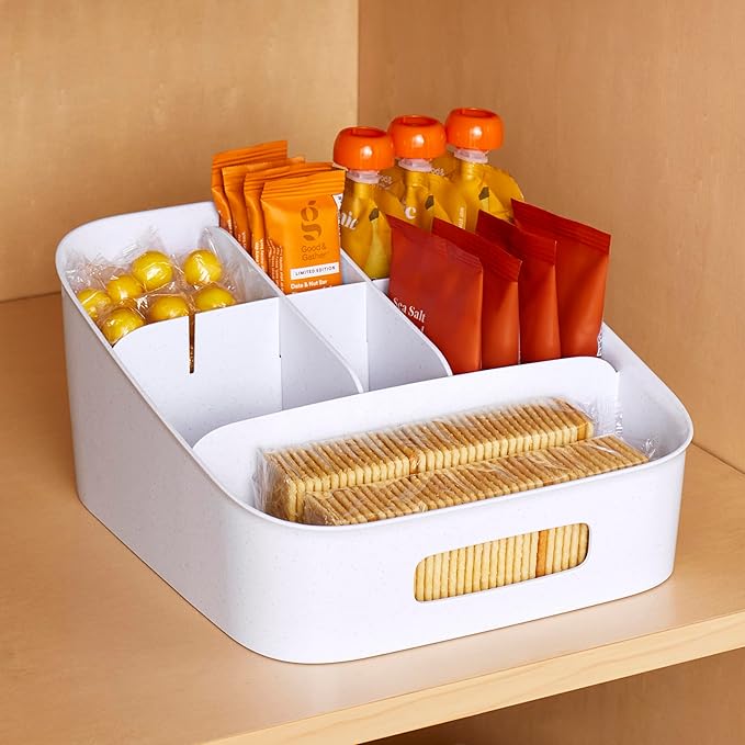 YouCopia ShelfBin Adjustable Snack Bin, BPA-Free Divided Storage Basket - Image 8