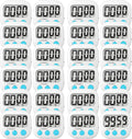 24 Pack Digital Kitchen Timer Small Classroom Timers by VOULOIR