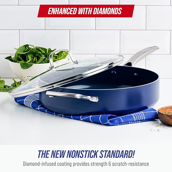 Blue Diamond 5QT Saute Pan - Image 2