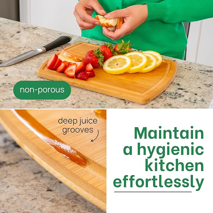 Small Bamboo Cutting Board – 12 Inch Wood Cutting Boards - Image 5