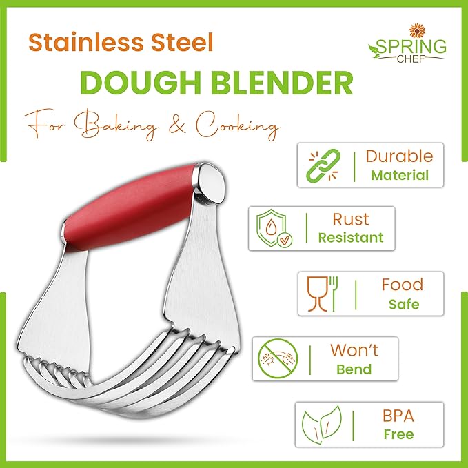 Spring Chef XL Stainless Steel Pastry Cutter Tool - Image 2