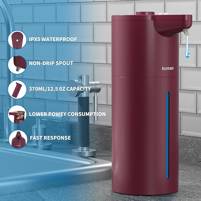 Automatic Soap Dispenser Touchless, Hands-Free, Long Battery Life, Compatible - Image 5