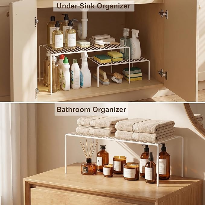 iPEGTOP Kitchen Cabinet Storage Shelf Rack - Image 9