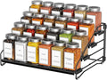 BOIVSHI 4 Tier Spice Rack for Cabinet, Spice Rack Organizer, Depth Adjustable by BOIVSHI