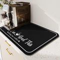 Coffee Bar Mat for Countertops 23inx15in, Absorbent Hide Stain Anti-Slip Cafe by Kuyig+Home