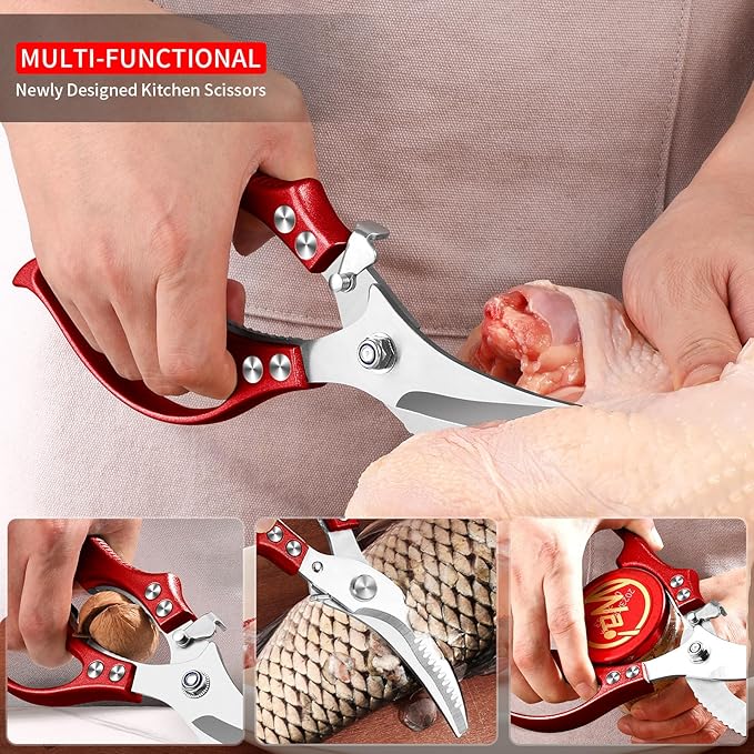MAD SHARK Professional Heavy Duty Poultry Shears - Image 3