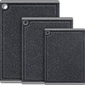 Kikcoin Plastic Cutting Boards for Kitchen, 3-Piece Large Cutting Board Set by Kikcoin