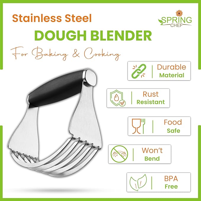 Spring Chef XL Stainless Steel Pastry Cutter Tool - Image 2