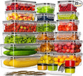KEMETHY 44-Piece Food Storage Containers by KEMETHYFocusesonCreatingEfficientStorageProductswithQualityMaterials