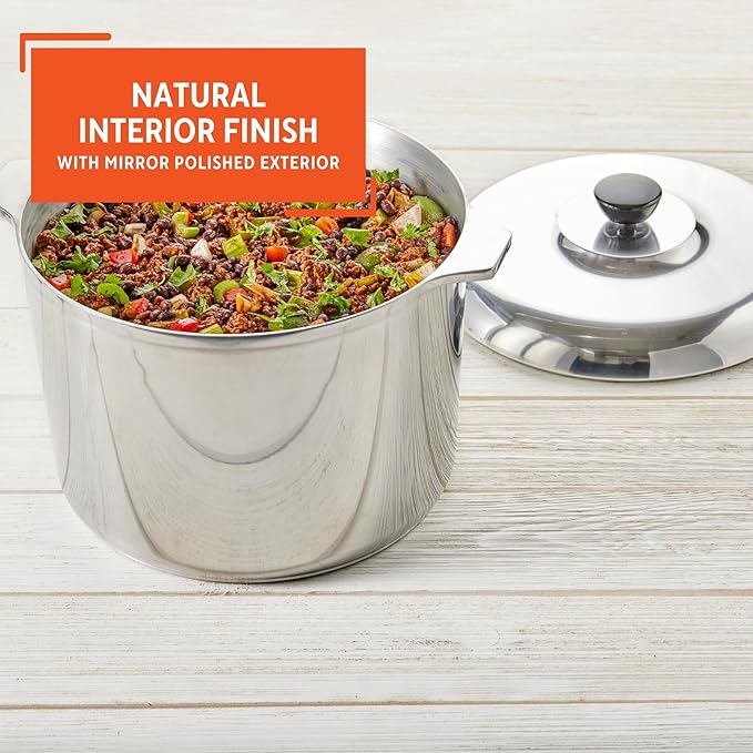 IMUSA USA Heavy Duty Cajun Aluminum Stock Pot 14 Quart - Image 4