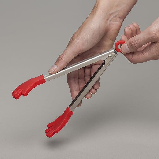 Kitchen Innovations J130DISP 7" Silicone Handy Tong - Image 7