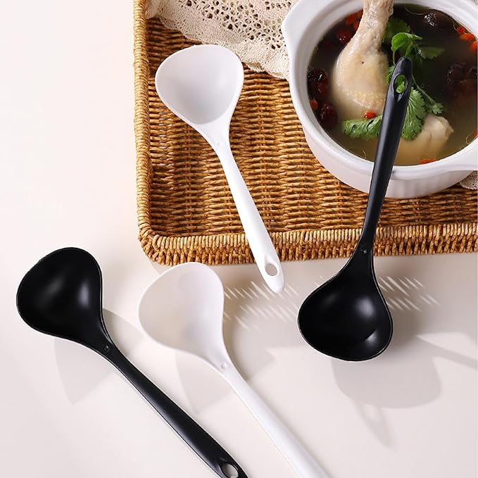 Large Plastic Serving Spoons, Disposable Heavy Duty Serving Spoons, Long Handle - Image 7