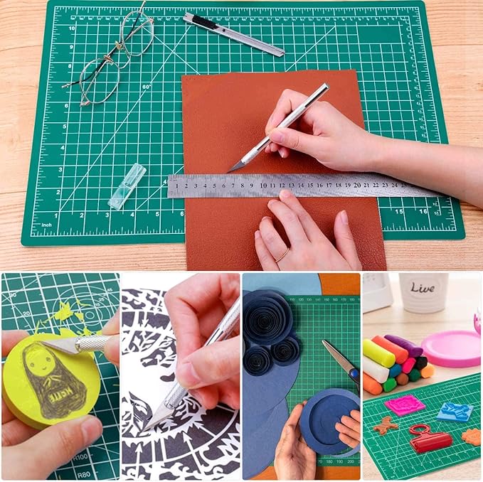anezus Self Healing Sewing Mat, 12inch x 18inch Rotary Cutting Mat Double Sided - Image 7