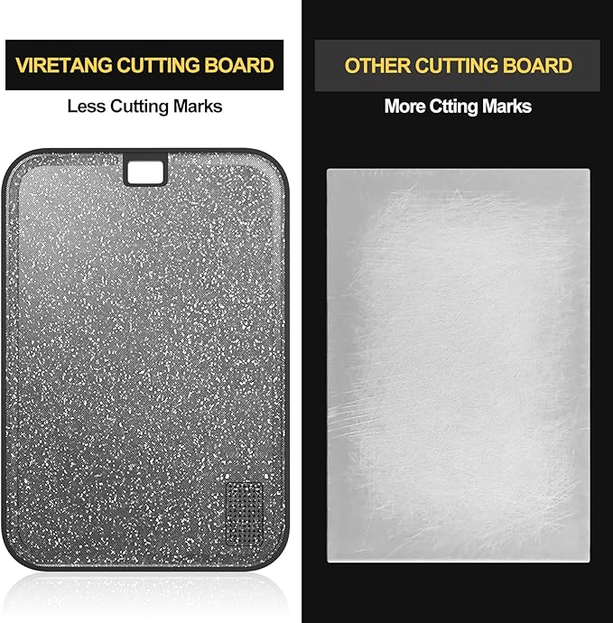 Plastic Cutting Board Dishwasher Safe, 2 Cutting Boards Large Cutting Board - Image 5