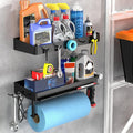 ZUNTO Pack of 2 Black Paper Towel Holder and Organizer Shelf by ZUNTO
