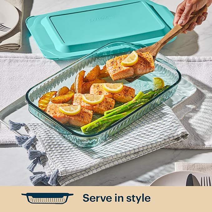 Pyrex Colors Tinted Tinted Glass Baking Dish - Image 4
