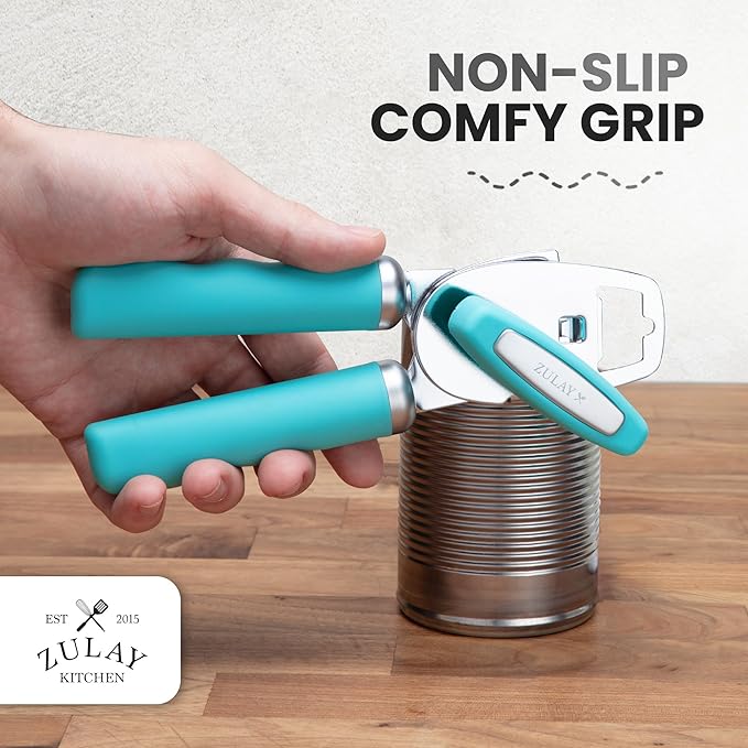 Zulay Kitchen Heavy Duty Stainless Steel Can Opener Manual - Image 5