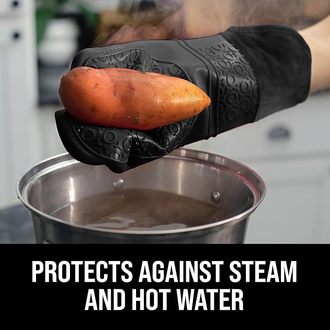 BPA-Free Silicone Oven Mitts Ultra Heat Resistant up to 500°F - Image 4