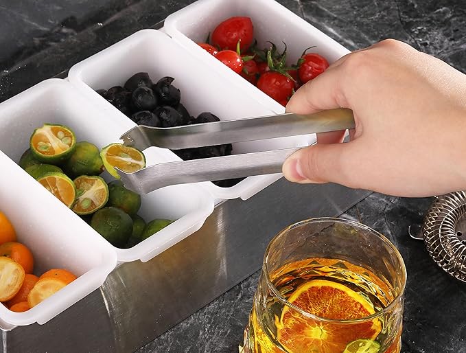 New Star Foodservice 42269 Restaurant-Grade Pom Tong, Stainless Steel, 6.5 inch - Image 7