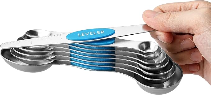 Spring Chef Stainless Steel Magnetic Measuring Spoons Set of 8 - Image 8