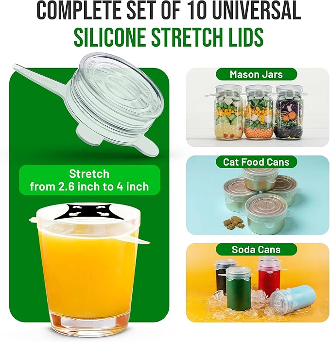 Reusable Silicone Can Lids – 2.6 Inch Can Covers - Image 3