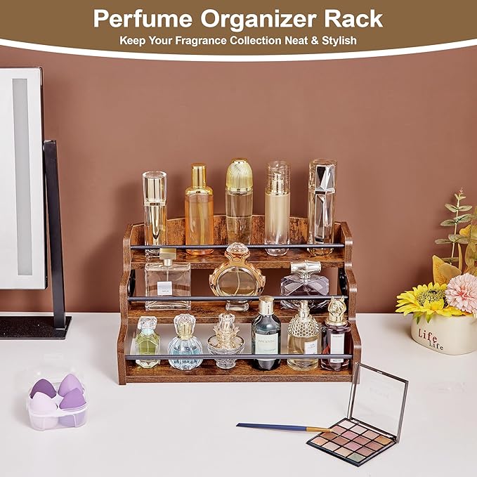 Aminigram Wood Spice Rack Organizer - Image 5