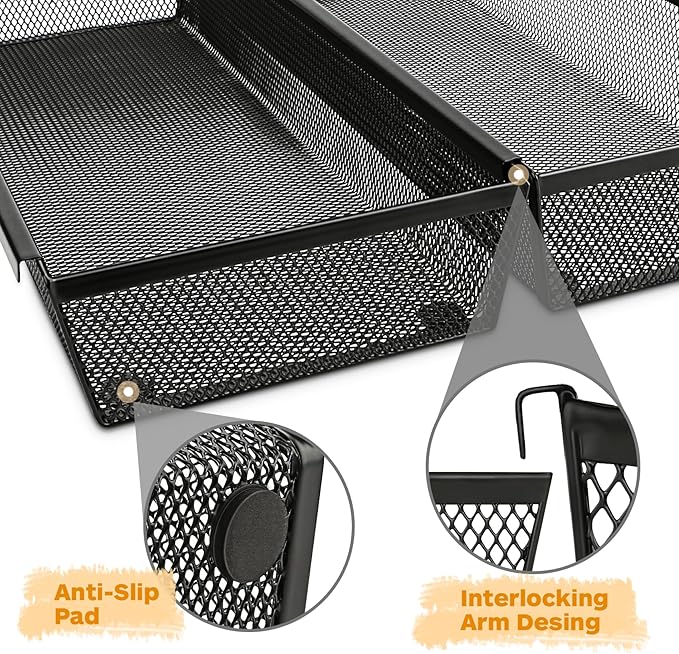 Smgmg Silverware Drawer Organizer, 2 Pack 14.7" X 6.1" X 2" Utensil Organizer - Image 3