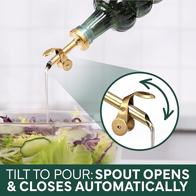 COOK WITH COLOR Glass Olive Oil Bottle Dispenser - Image 7