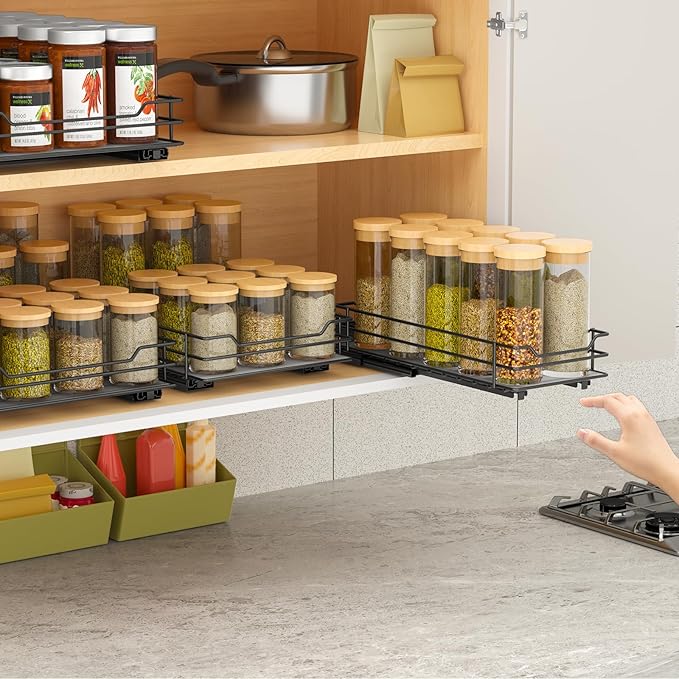 BOIVSHI Pull Out Spice Rack Organizer - Image 7